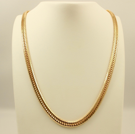 【初回会員様限定販売】【造幣局検定付き】K18 トリプル喜平12面　30g　50cm　